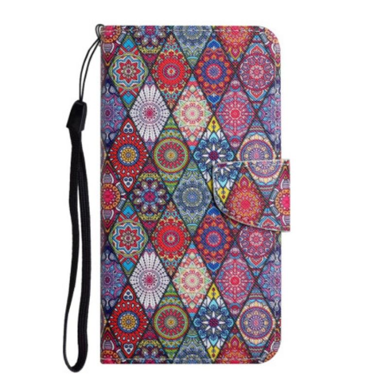 Folio-hoesje Xiaomi Redmi Note 14 Pro Plus 5g Telefoonhoesje Kaleidoscoop