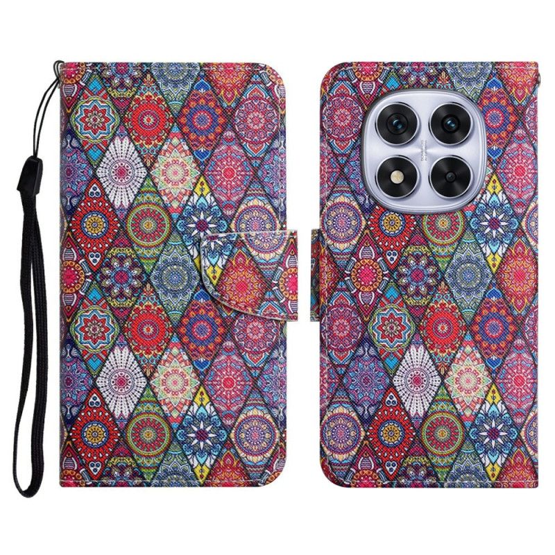 Folio-hoesje Xiaomi Redmi Note 14 Pro Plus 5g Telefoonhoesje Kaleidoscoop