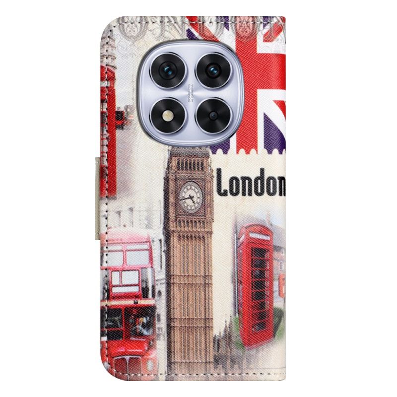 Folio-hoesje Xiaomi Redmi Note 14 Pro Plus 5g Telefoonhoesje London Life