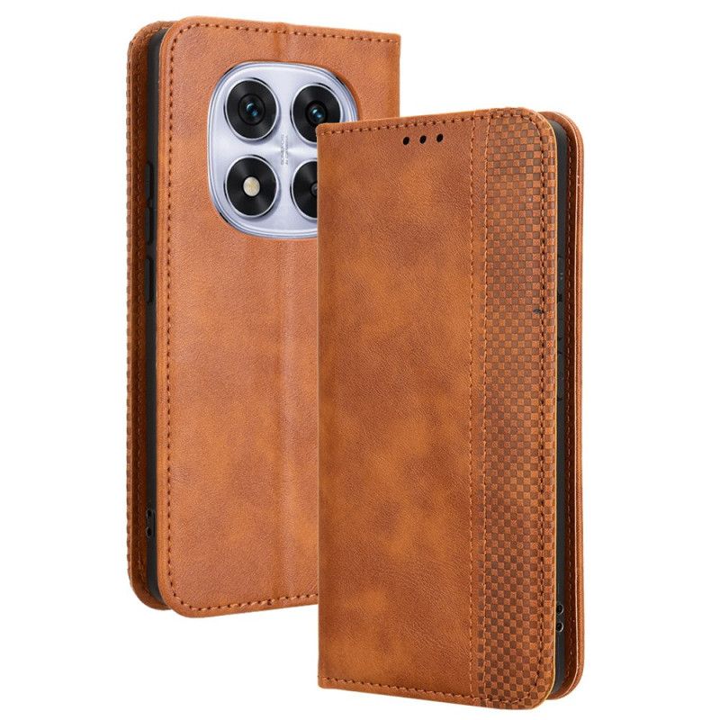 Folio-hoesje Xiaomi Redmi Note 14 Pro Plus 5g Telefoonhoesje Vintage Rand
