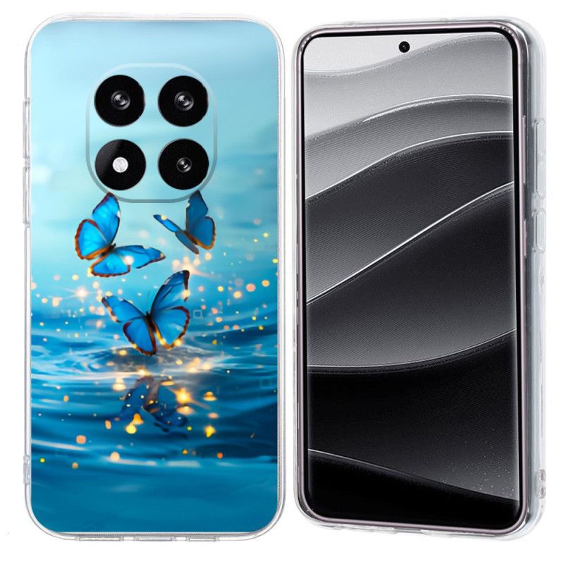 Hoesje Voor Xiaomi Redmi Note 14 Pro Plus 5g Blauwe Vlinders