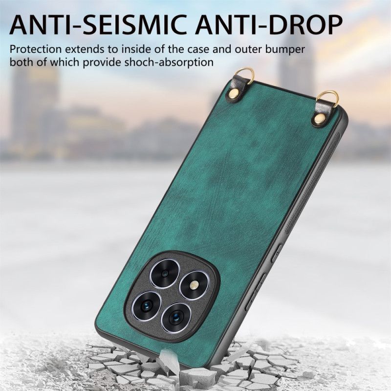 Hoesje Voor Xiaomi Redmi Note 14 Pro Plus 5g Lederlook