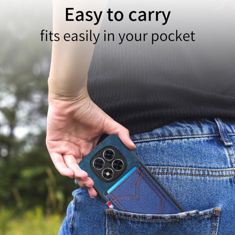 Hoesje Xiaomi Redmi Note 14 Pro Plus 5g Denimstof