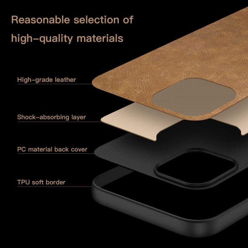 Hoesje Xiaomi Redmi Note 14 Pro Plus 5g Textuur Met Leereffect