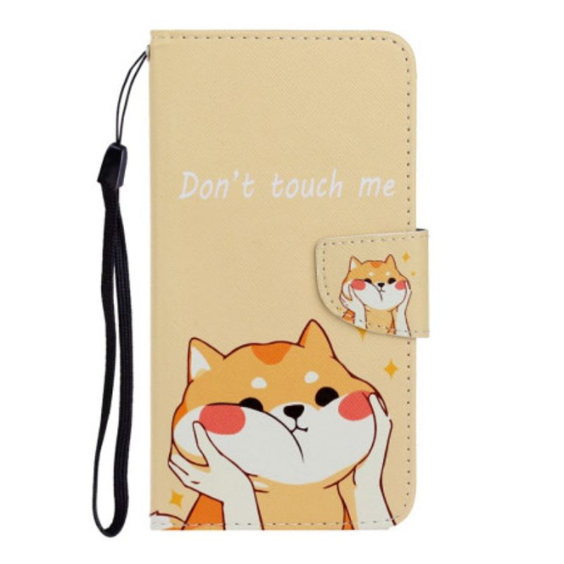 Leren Hoesje Voor Xiaomi Redmi Note 14 Pro Plus 5g Shiba Inu Patroon