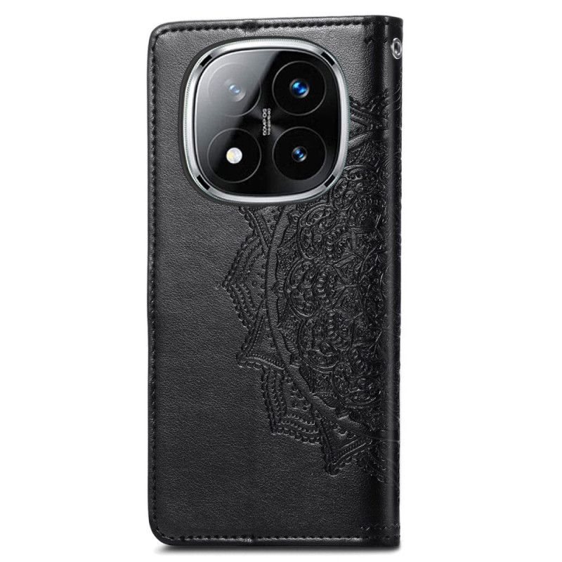 Leren Hoesje Xiaomi Redmi Note 14 Pro Plus 5g Barok Mandala Bescherming Hoesje