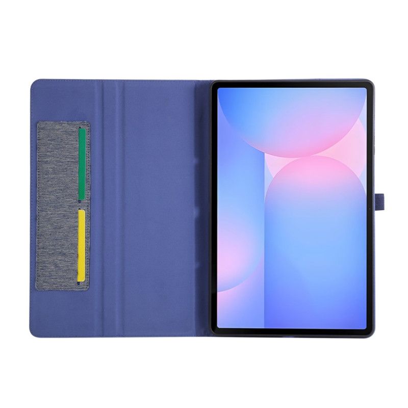 Cover Samsung Galaxy Tab S10 Fe Plus Stof Bescherming Hoesje