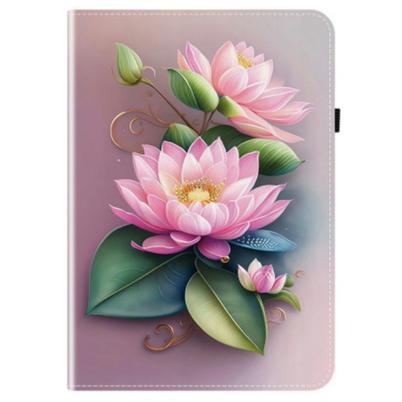 Cover Voor Samsung Galaxy Tab S10 Fe Plus Lotus