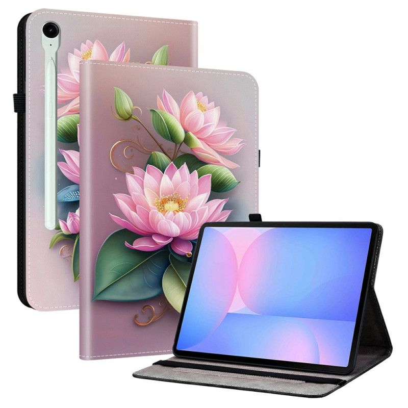 Cover Voor Samsung Galaxy Tab S10 Fe Plus Lotus