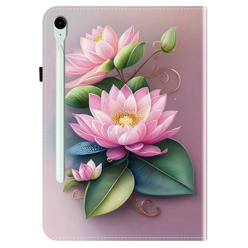 Cover Voor Samsung Galaxy Tab S10 Fe Plus Lotus