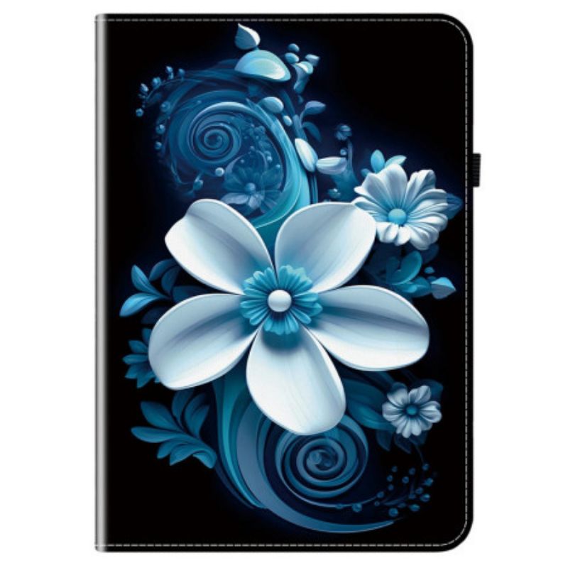 Hoesje Case Samsung Galaxy Tab S10 Fe Plus Telefoonhoesje Zwarte Orchidee