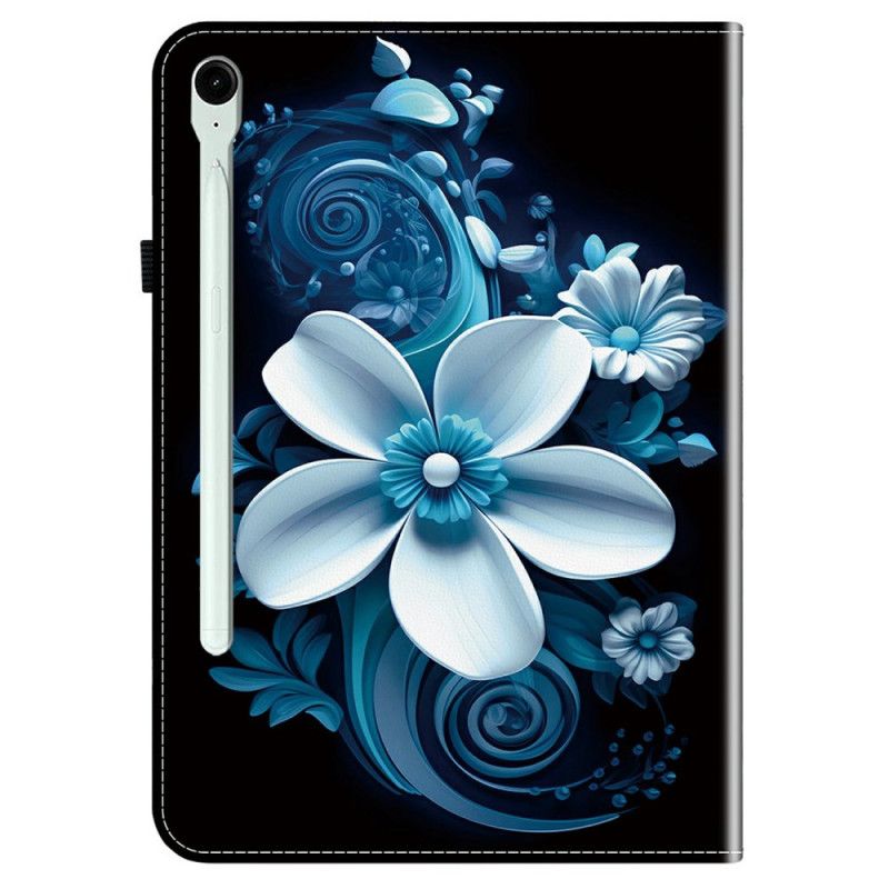 Hoesje Case Samsung Galaxy Tab S10 Fe Plus Telefoonhoesje Zwarte Orchidee