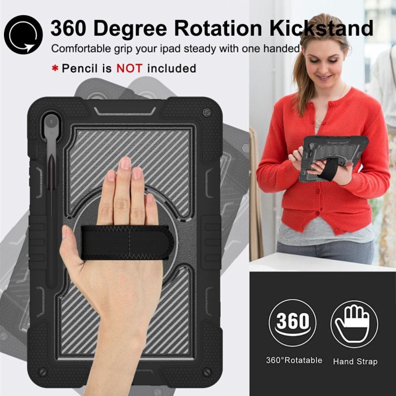 Hoesje Samsung Galaxy Tab S10 Fe Plus Standaard En Schouderband