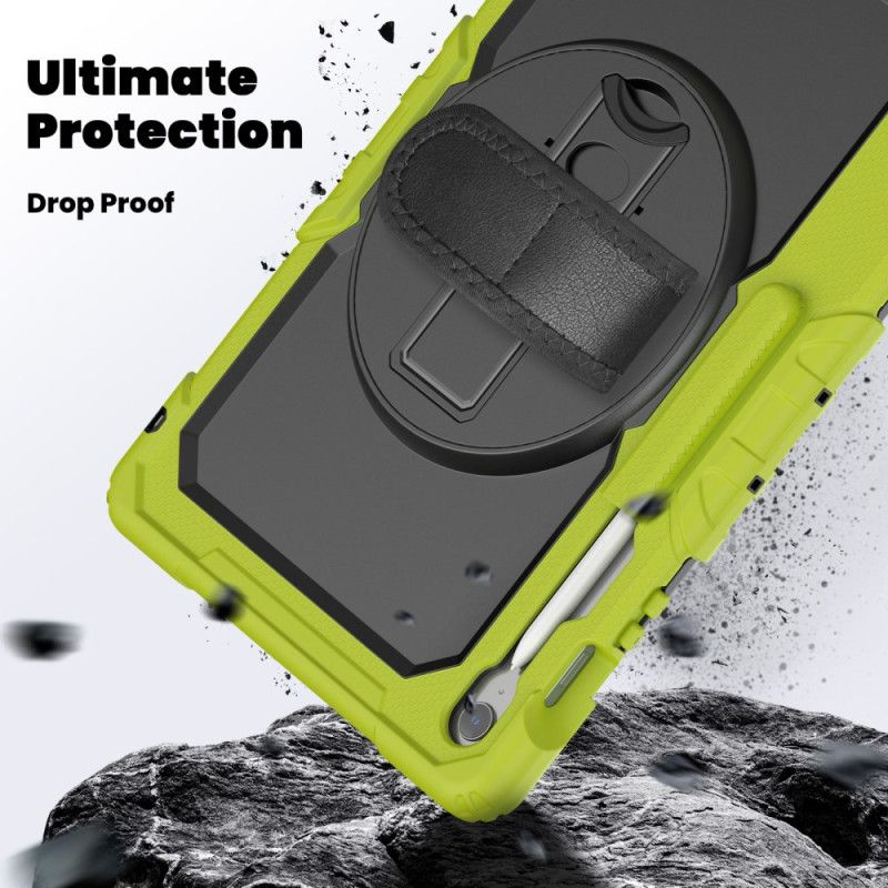 Hoesje Samsung Galaxy Tab S10 Fe Plus Ultra-resistent Met Schouderband Bescherming Hoesje