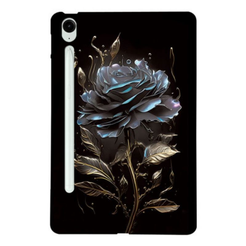 Hoesje Samsung Galaxy Tab S10 Fe Plus Zwarte Roos
