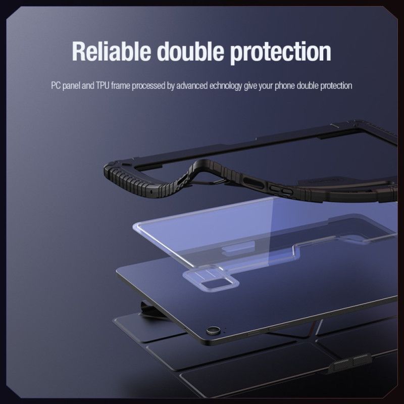 Samsung Galaxy Tab S10 Fe Plus Nillkin Bumper Met Origami Standaard En Schuifklep