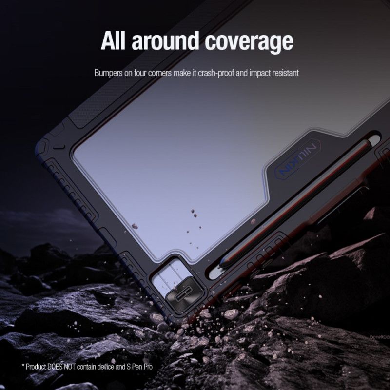 Samsung Galaxy Tab S10 Fe Plus Nillkin Bumper Met Origami Standaard En Schuifklep