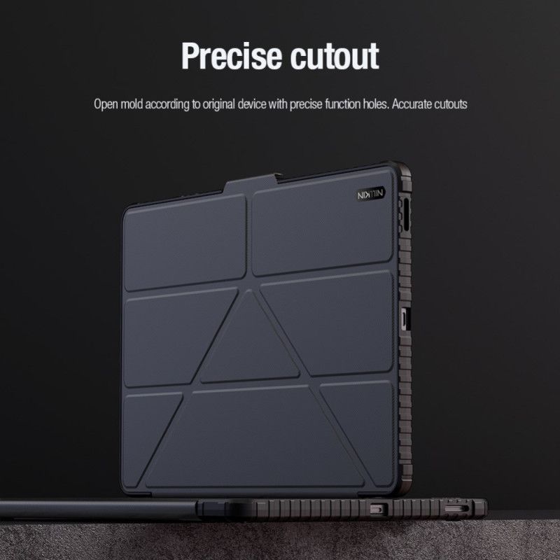 Samsung Galaxy Tab S10 Fe Plus Nillkin Bumper Met Origami Standaard En Schuifklep
