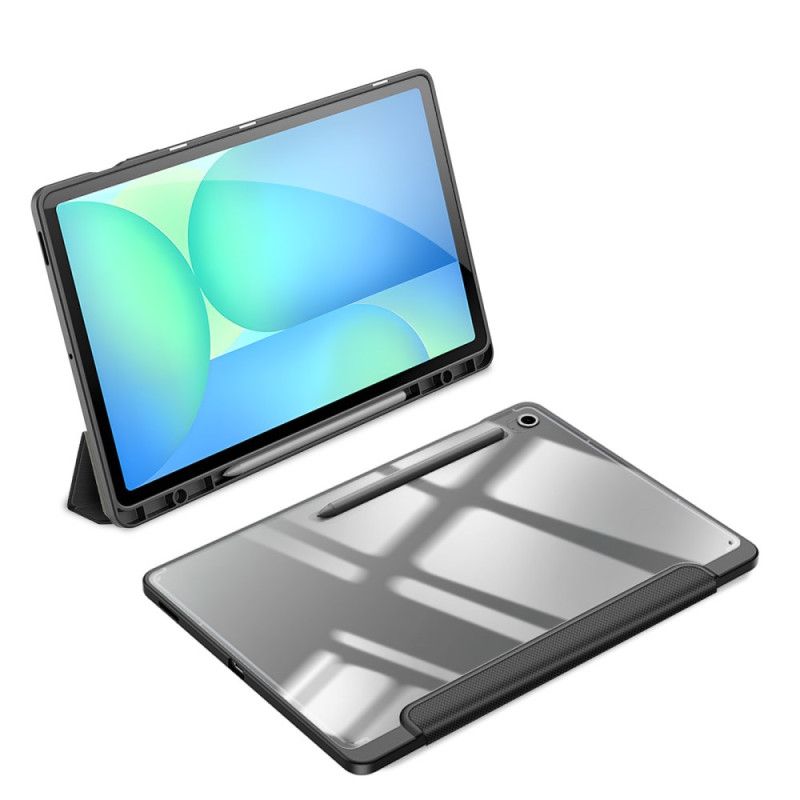 Samsung Galaxy Tab S10 Fe Plus Transparante Achterkant Met Drie Panelen