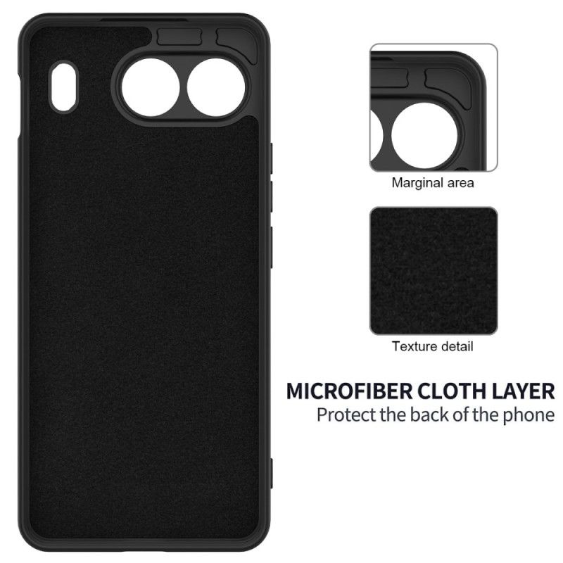 Cover Hoesje Oneplus Nord 4 Telefoonhoesje Vloeibare Siliconen Met Bandje