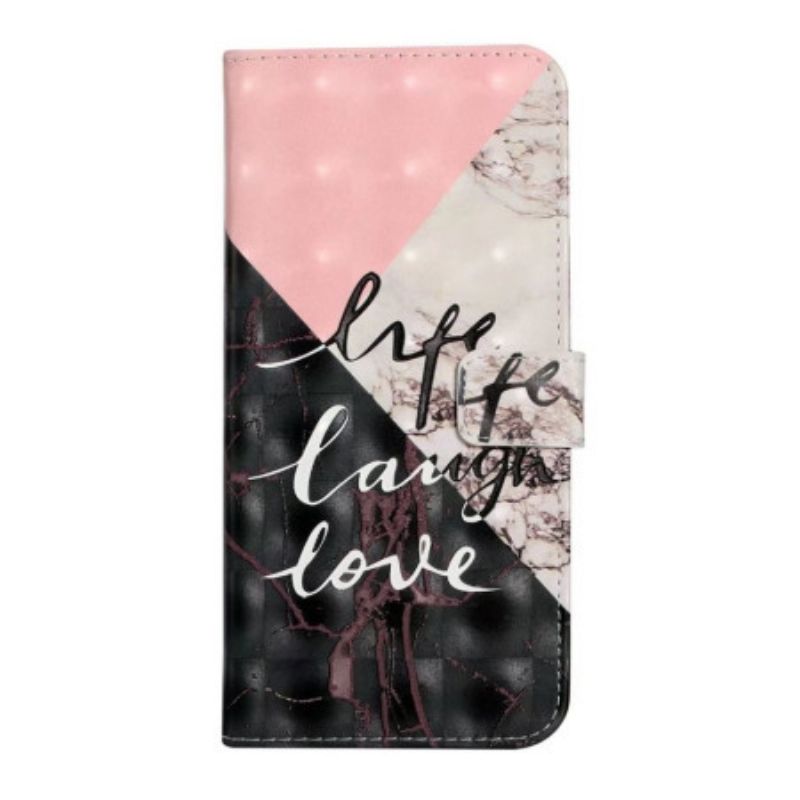 Flip Case Leren Oneplus Nord 4 3d-marmer