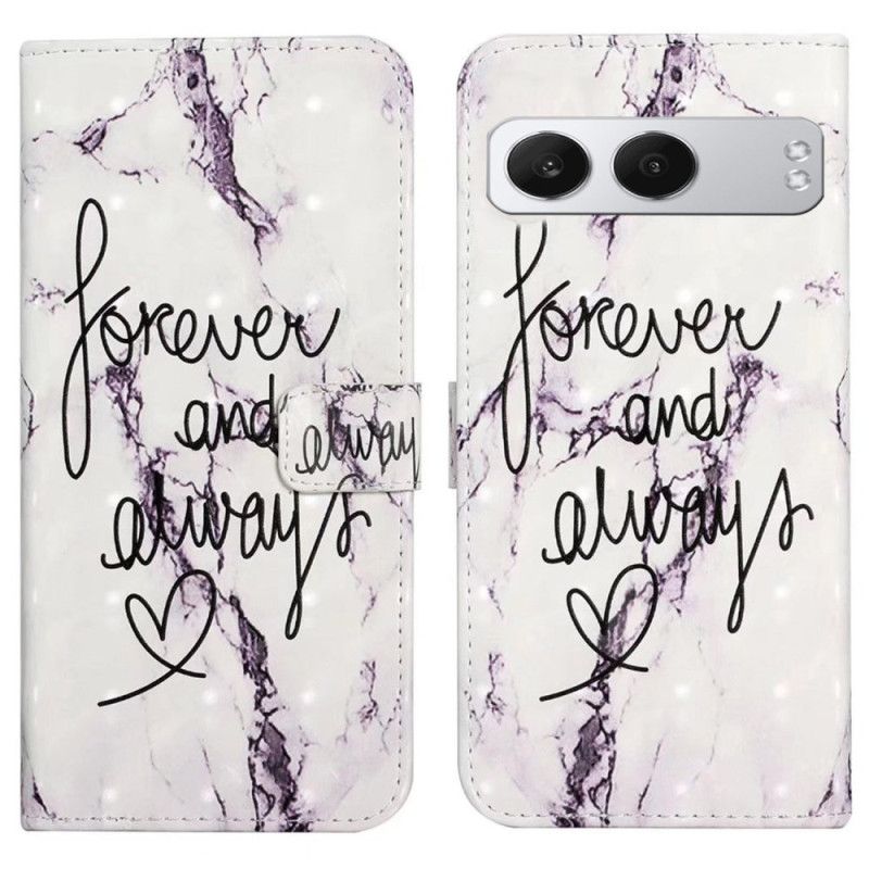 Folio-hoesje Oneplus Nord 4 Telefoonhoesje 3d-patroon