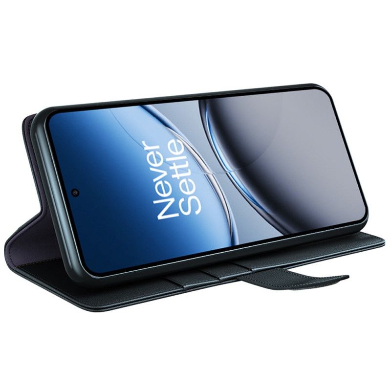Folio-hoesje Oneplus Nord 4 Telefoonhoesje Echt Leer