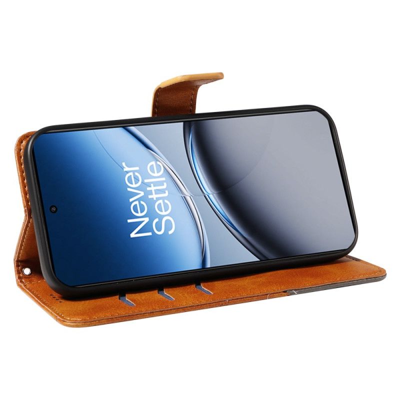 Folio-hoesje Oneplus Nord 4 Telefoonhoesje Geometrische Lijn