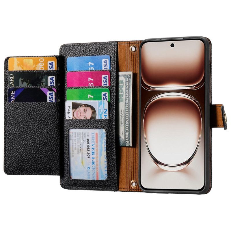 Folio-hoesje Oneplus Nord 4 Telefoonhoesje Portemonnee Met Hartvormige Rfid-blokkering