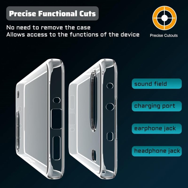 Hoesje Oneplus Nord 4 Transparant Hoesje En Schermbeschermer