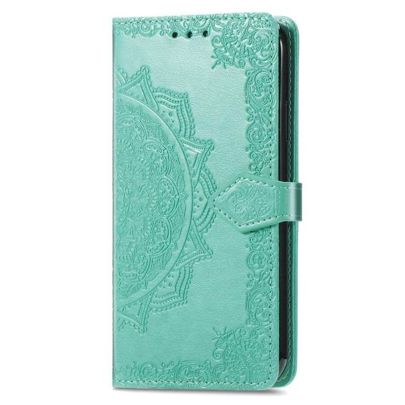 Leren Hoesje Oneplus Nord 4 Barokke Mandala Bescherming Hoesje