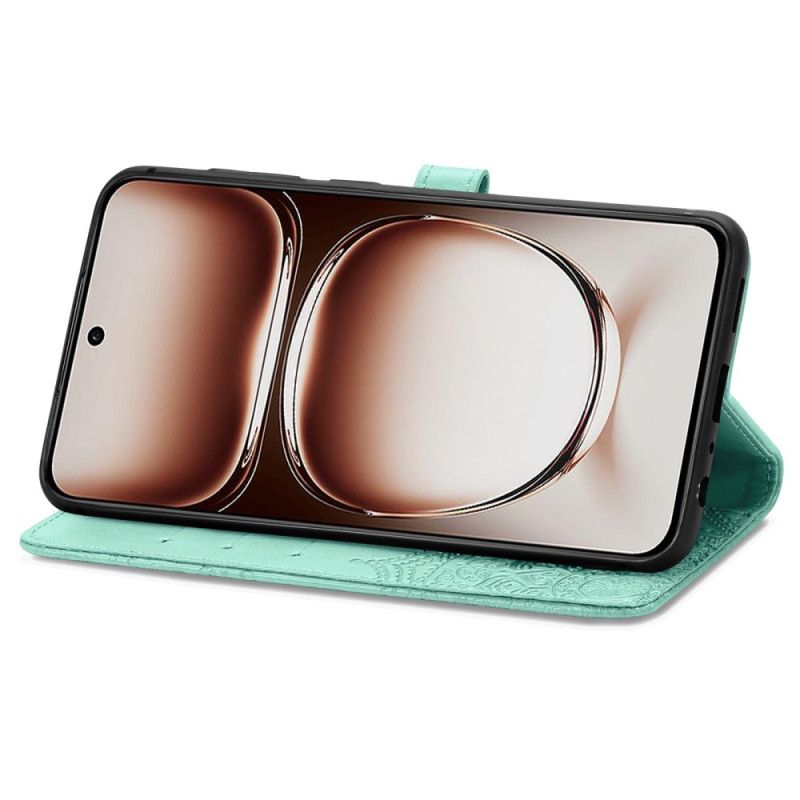 Leren Hoesje Oneplus Nord 4 Barokke Mandala Bescherming Hoesje