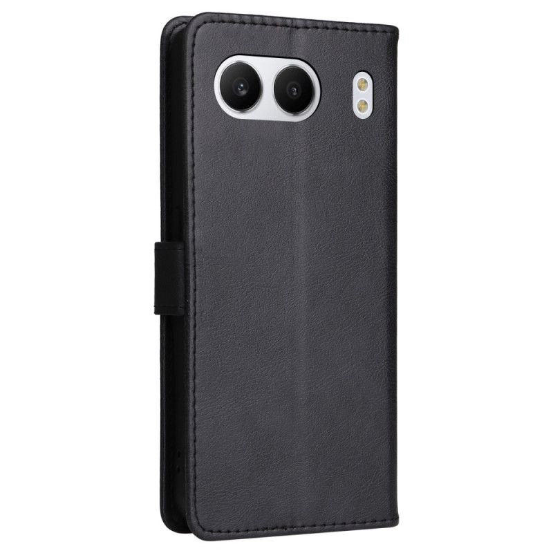 Leren Hoesje Oneplus Nord 4 Effen Leerlook
