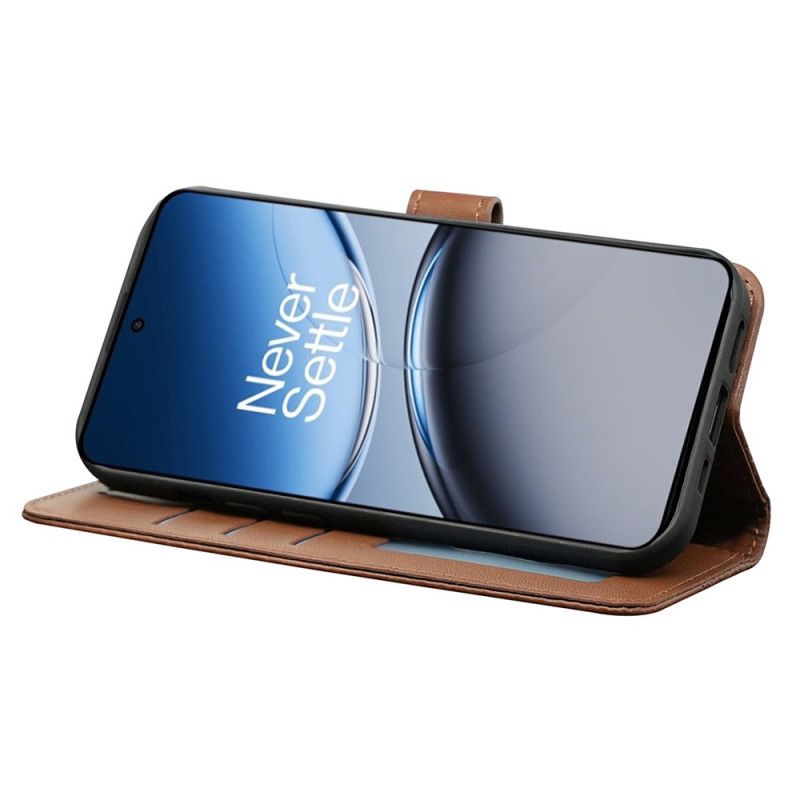 Leren Hoesje Oneplus Nord 4 Kubisch Patroon Bescherming Hoesje