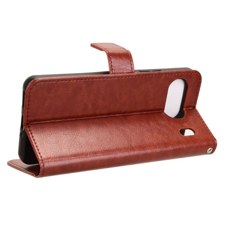 Leren Hoesje Oneplus Nord 4 Opvallend Imitatieleer Bescherming Hoesje