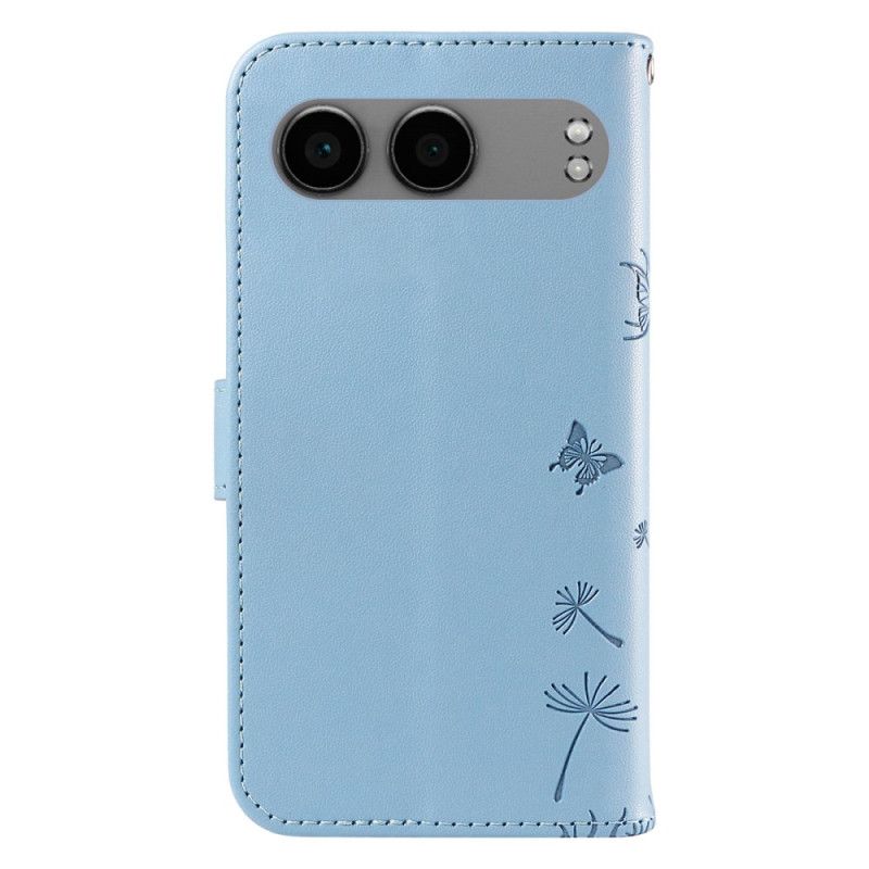 Leren Hoesje Oneplus Nord 4 Paardenbloemen Liefde Bescherming Hoesje