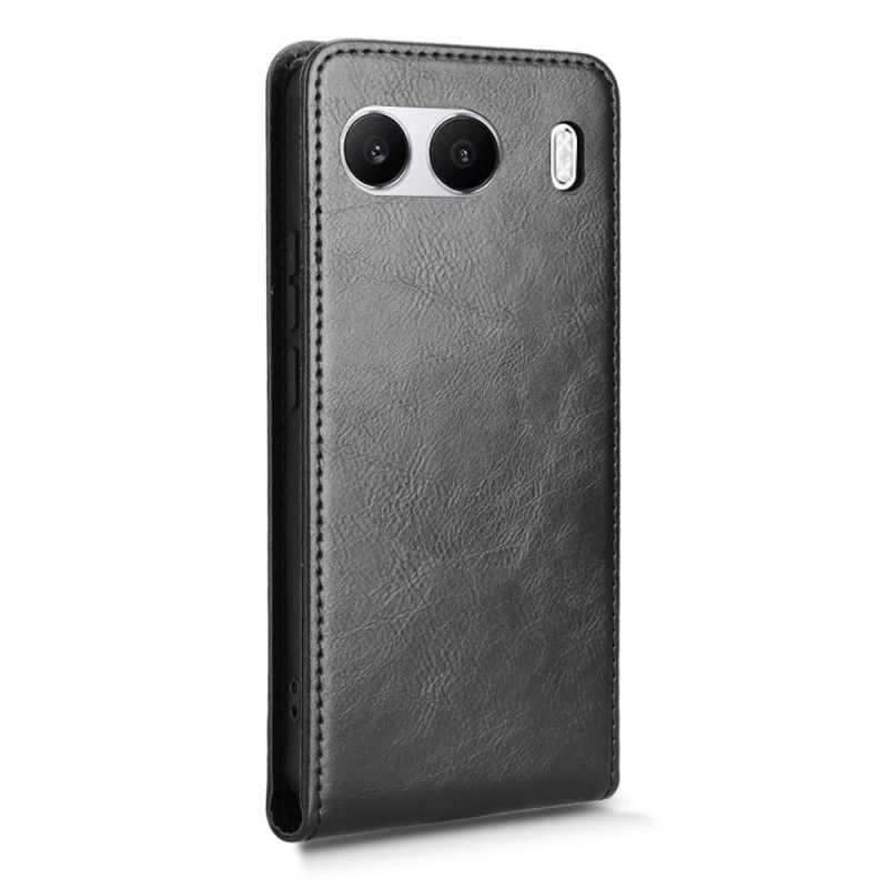 Leren Hoesje Oneplus Nord 4 Verticale Klep Van Imitatieleer Bescherming Hoesje