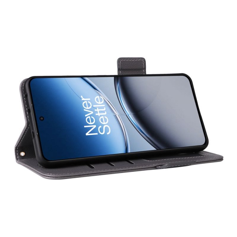 Leren Hoesje Voor Oneplus Nord 4 Bandje Met Lychee-textuur