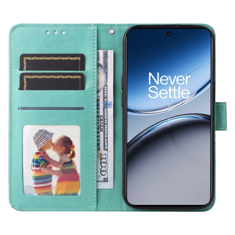 Leren Hoesje Voor Oneplus Nord 4 Bandje Met Zonnebloempatroon