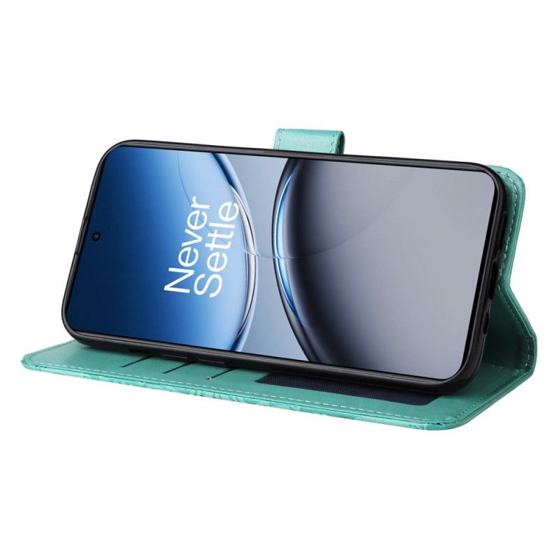 Leren Hoesje Voor Oneplus Nord 4 Bandje Met Zonnebloempatroon