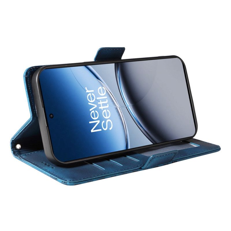 Leren Hoesje Voor Oneplus Nord 4 Patroon Met Gehard Glazen Schermbeschermer