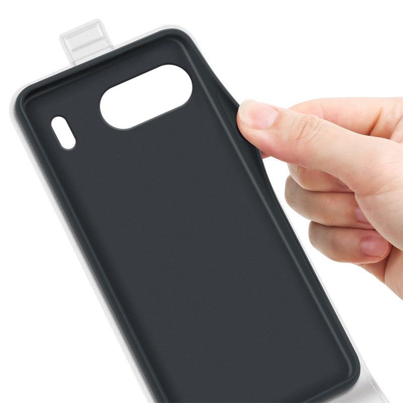 Leren Hoesje Voor Oneplus Nord 4 Verticale Klep