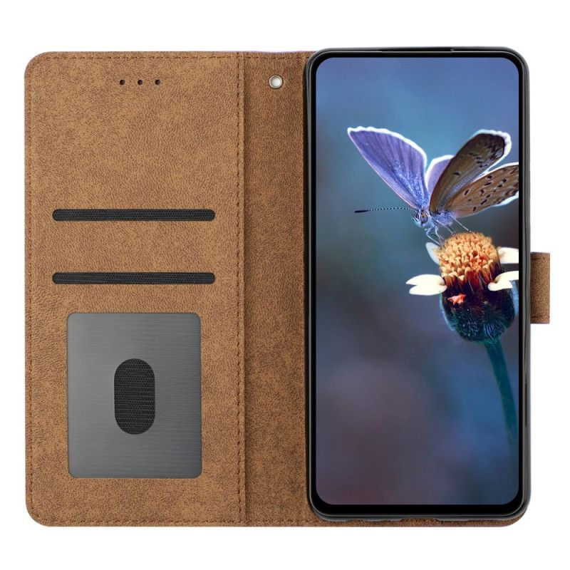 Leren Hoesje Voor Oneplus Nord 4 Vlinderrand
