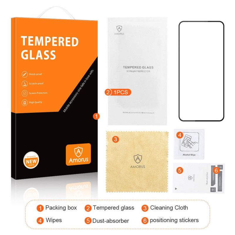 Volledig Dekkende Gehard Glazen Schermbeschermer Voor Oneplus Nord 4