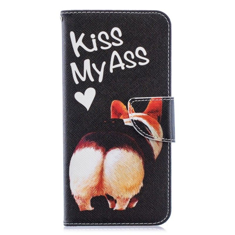 Bescherming Hoesje Samsung Galaxy A70 Telefoonhoesje Kus Mijn Reet