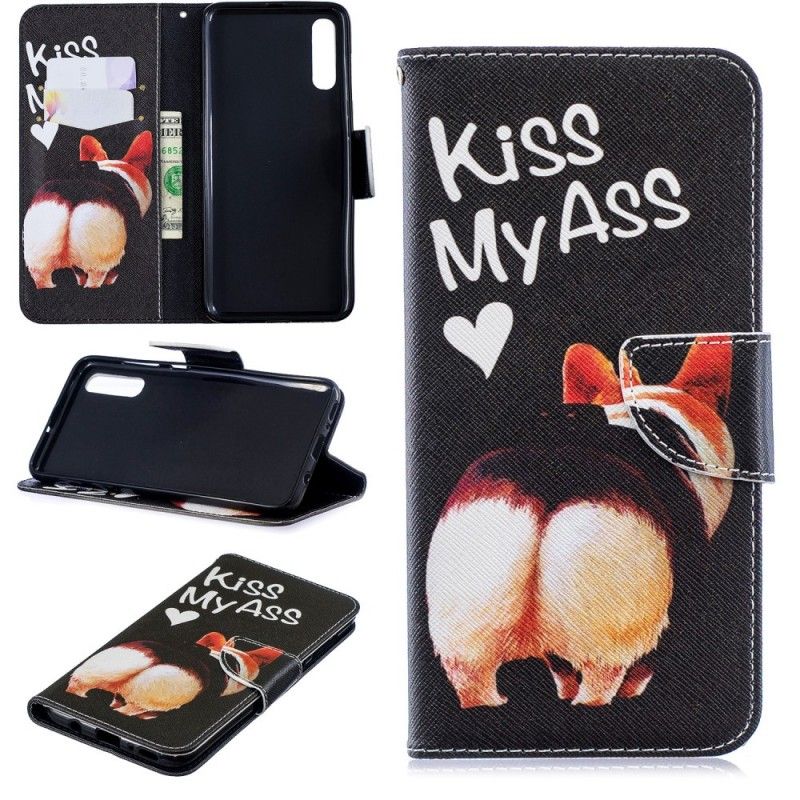 Bescherming Hoesje Samsung Galaxy A70 Telefoonhoesje Kus Mijn Reet