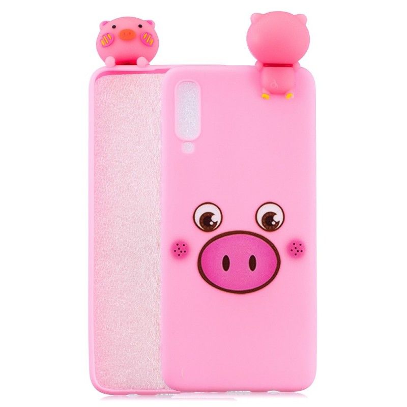 Case Hoesje Samsung Galaxy A70 Telefoonhoesje Apolon Het Varken 3D