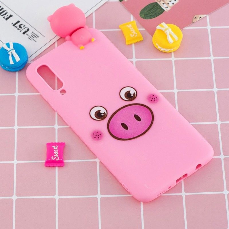 Case Hoesje Samsung Galaxy A70 Telefoonhoesje Apolon Het Varken 3D