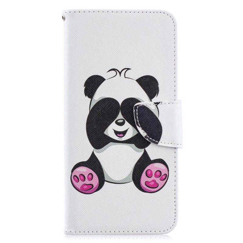 Cover Folio-hoesje Samsung Galaxy A70 Telefoonhoesje Leuke Panda