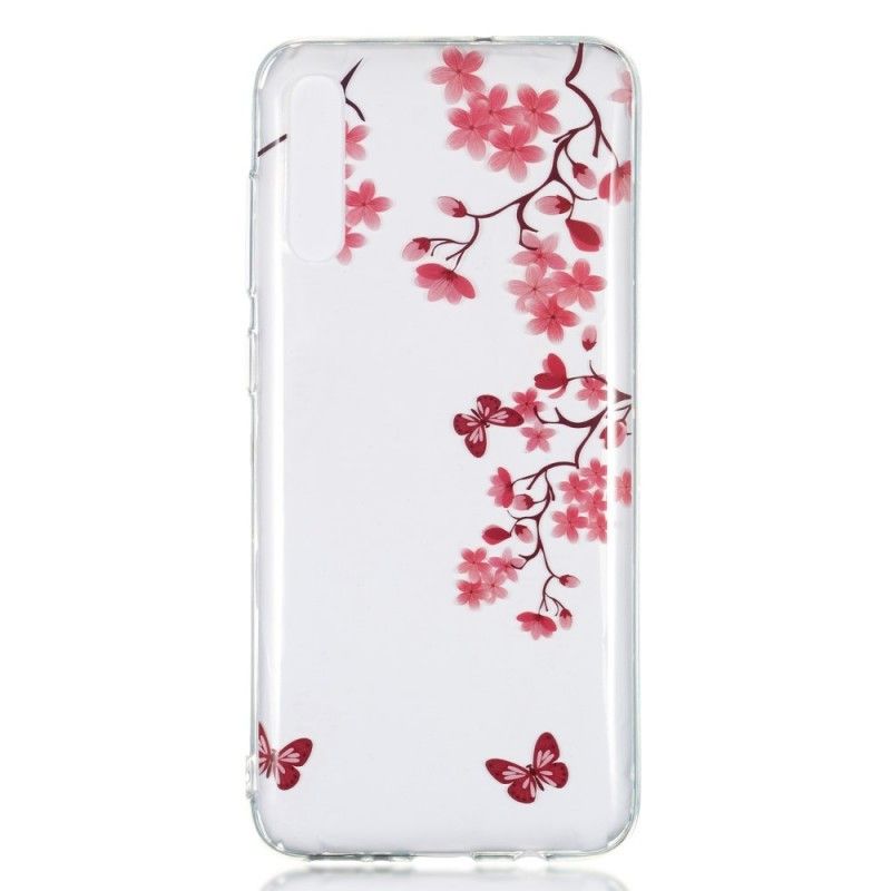 Cover Hoesje Samsung Galaxy A70 Telefoonhoesje Bloeiende Boom